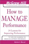 How to Manage Performance cover