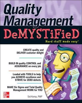 Quality Management Demystified cover