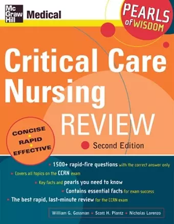 Critical Care Nursing Review: Pearls of Wisdom, Second Edition cover