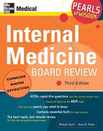 Internal Medicine Board Review: Pearls of Wisdom, Third Edition cover