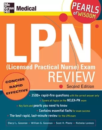 LPN (Licensed Practical Nurse) Exam Review: Pearls of Wisdom, Second Edition cover