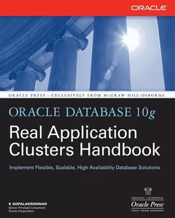 Oracle Database 10g Real Application Clusters Handbook cover