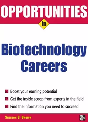 Opportunities in Biotech Careers cover