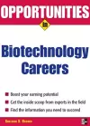 Opportunities in Biotech Careers cover