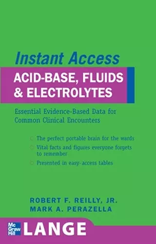 LANGE Instant Access Acid-Base, Fluids, and Electrolytes cover