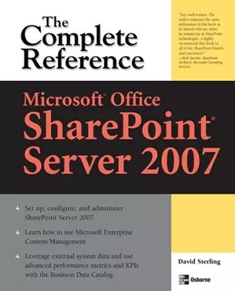 Microsoft® Office SharePoint® Server 2007: The Complete Reference cover