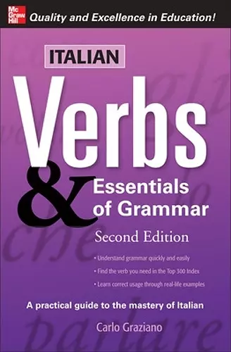 Italian Verbs & Essentials of Grammar, 2E. cover