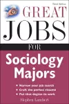 Great Jobs for Sociology Majors cover