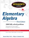 Schaum's Outline of Elementary Algebra, 3ed cover