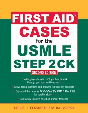 First Aid Cases for the USMLE Step 2 CK, Second Edition cover