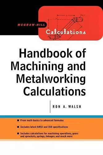 Handbook of Machining and Metalworking Calculations cover