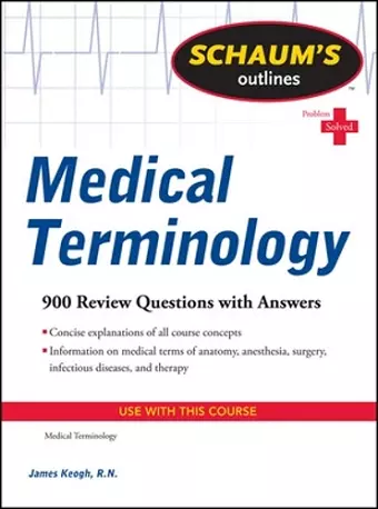 Schaum's Outline of Medical Terminology cover