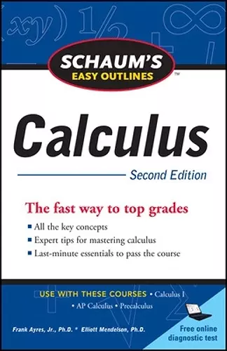 Schaum's Easy Outline of Calculus, Second Edition cover