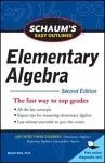 Schaum's Easy Outline of Elementary Algebra, Second Edition cover