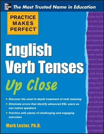 Practice Makes Perfect English Verb Tenses Up Close cover