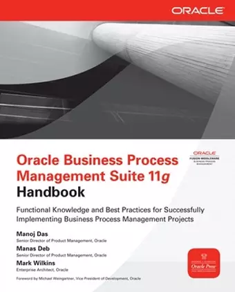 Oracle Business Process Management Suite 11g Handbook cover