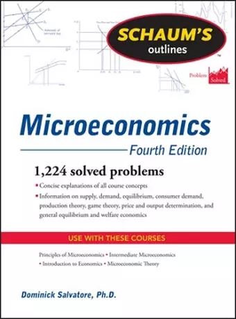 Schaum's Outline of Microeconomics, Fourth Edition cover