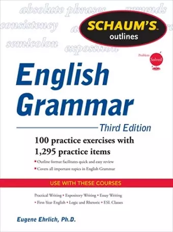 Schaum's Outline of English Grammar, Third Edition cover