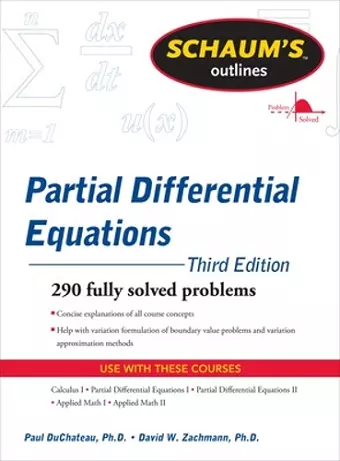 Schaum's Outline of Partial Differential Equations cover