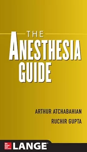 The Anesthesia Guide cover