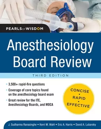 Anesthesiology Board Review Pearls of Wisdom 3/E cover