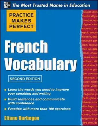 Practice Make Perfect French Vocabulary cover