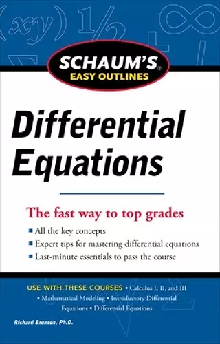 Schaum's Easy Outline of Differential Equations, Revised Edition cover