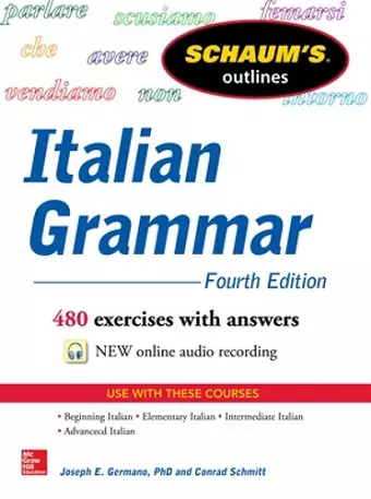 Schaum's Outline of Italian Grammar cover