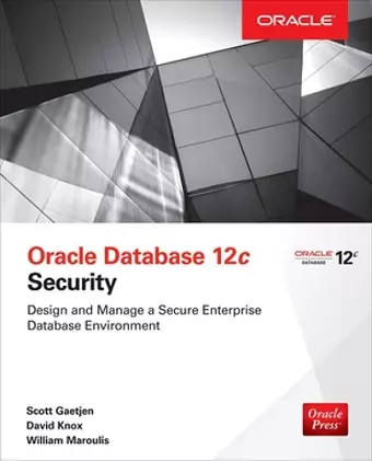 Oracle Database 12c Security cover