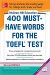 McGraw-Hill Education 400 Must-Have Words for the TOEFL cover