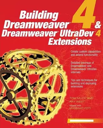 Building Dreamweaver 4 and Dreamweaver UltraDev Extensions cover