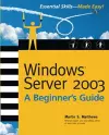 Windows Server 2003 A Beginners Guide cover