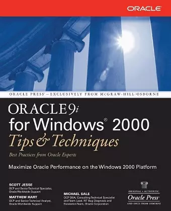 Oracle9i for Windows 2000 cover