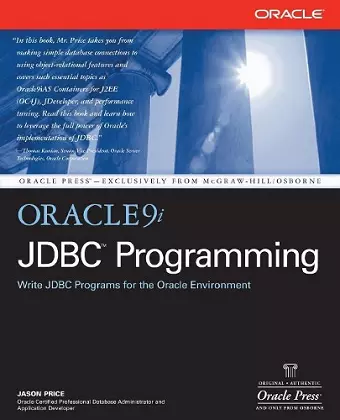 Oracle9i JDBC Programming cover