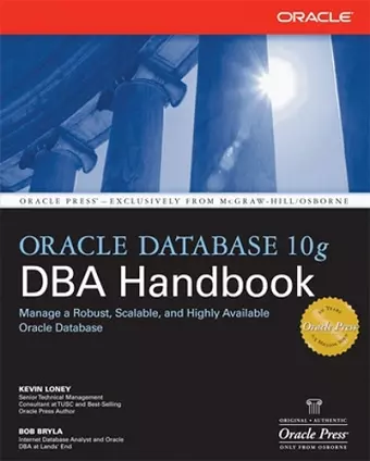 Oracle Database 10g DBA Handbook cover