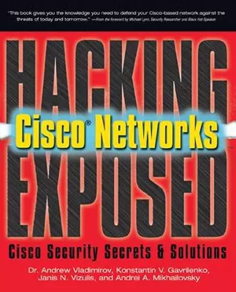 Hacking Exposed Cisco Networks cover