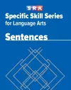 Specific Skill Series for Language Arts - Sentences Book - Level D cover