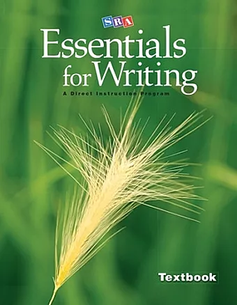 SRA Essentials for Writing Textbook cover