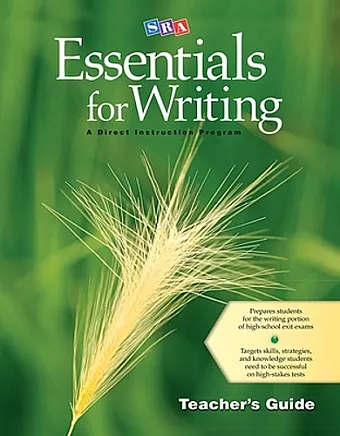 SRA Essentials for Writing Teacher's Guide cover