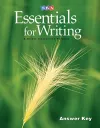 SRA Essentials for Writing Answer Key cover