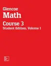Glencoe Math, Course 3, Student Edition, Volume 1 cover