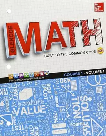 Glencoe Math, Course 1, Student Edition, Volume 1 cover