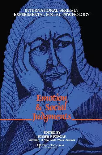 Emotion and Social Judgements cover