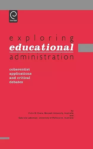 Exploring Educational Administration cover