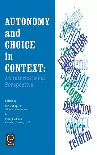 Autonomy and Choice in Context cover