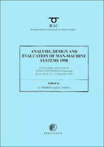 Analysis, Design and Evaluation of Man-Machine Systems 1998 cover