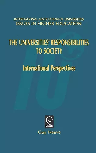 Universities' Responsibilities to Society cover