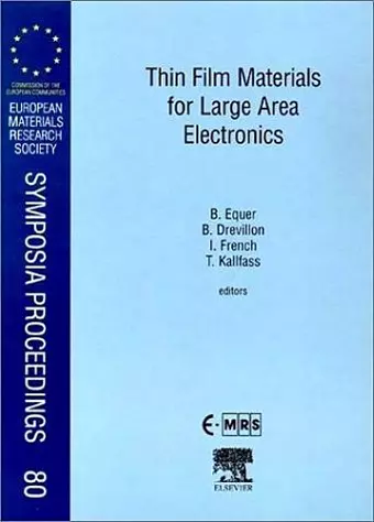 Thin Film Materials for Large Area Electronics cover