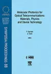 Molecular Photonics for Optical Telecommunications: Materials, Physics and Device Technology cover