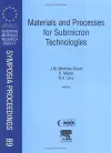 Materials and Processes for Submicron Technologies cover